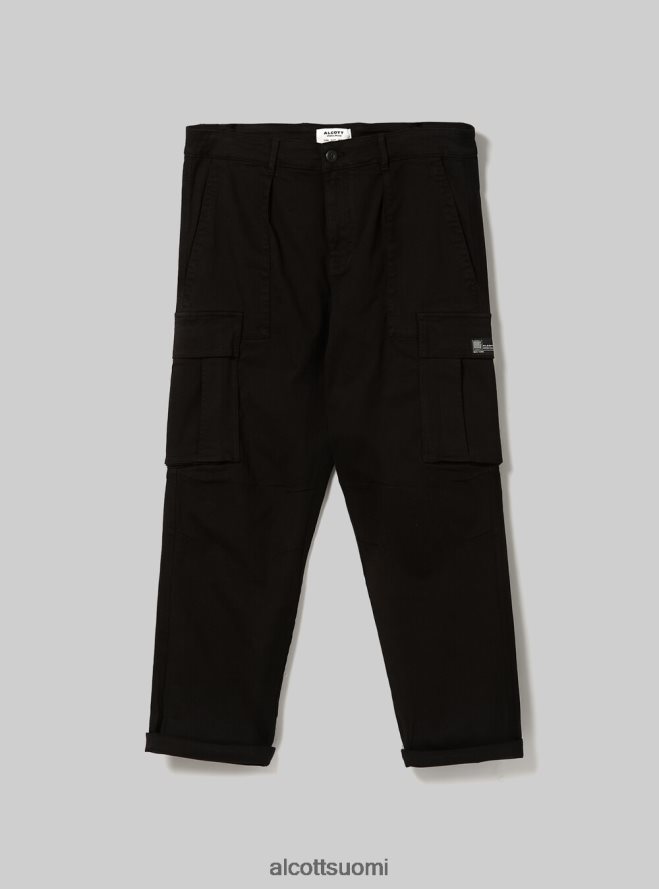 vaatetus fi Alcott miehet pantaloni lasti twill venyttää gy2 harmaa keskikokoinen HL28P01099