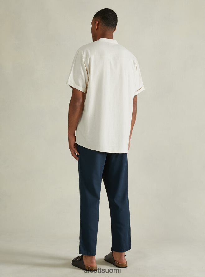 vaatetus fi Alcott miehet pellavasekoitehousut kiristysnyörillä vyötäröllä bg2 beige keskikokoinen HL28P0831