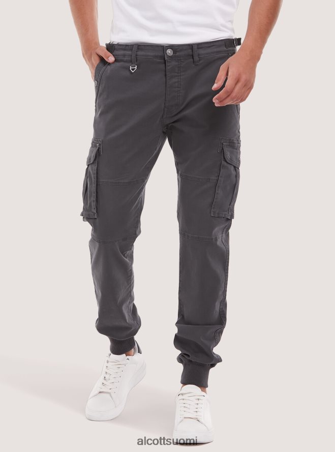 vaatetus fi Alcott miehet puuvillaiset cargo-housut kuminauhalla bg3 beige valo HL28P0795