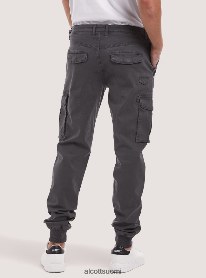 vaatetus fi Alcott miehet puuvillaiset cargo-housut kuminauhalla bg3 beige valo HL28P0795