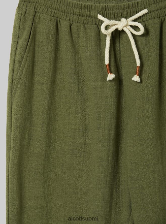vaatetus fi Alcott miehet puuvillaiset housut kiristysnyörillä vyötäröllä wh1 luonnonvalkoinen HL28P0704