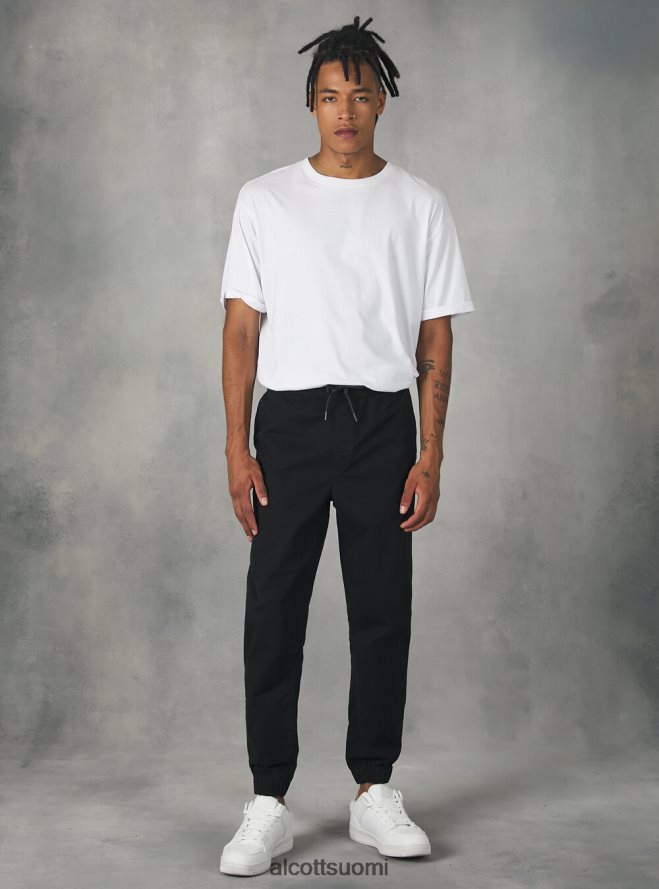 vaatetus fi Alcott miehet puuvillaiset lenkkeilyhousut kuminauhalla ja kiristysnyörillä ky2 kaky medium HL28P0895