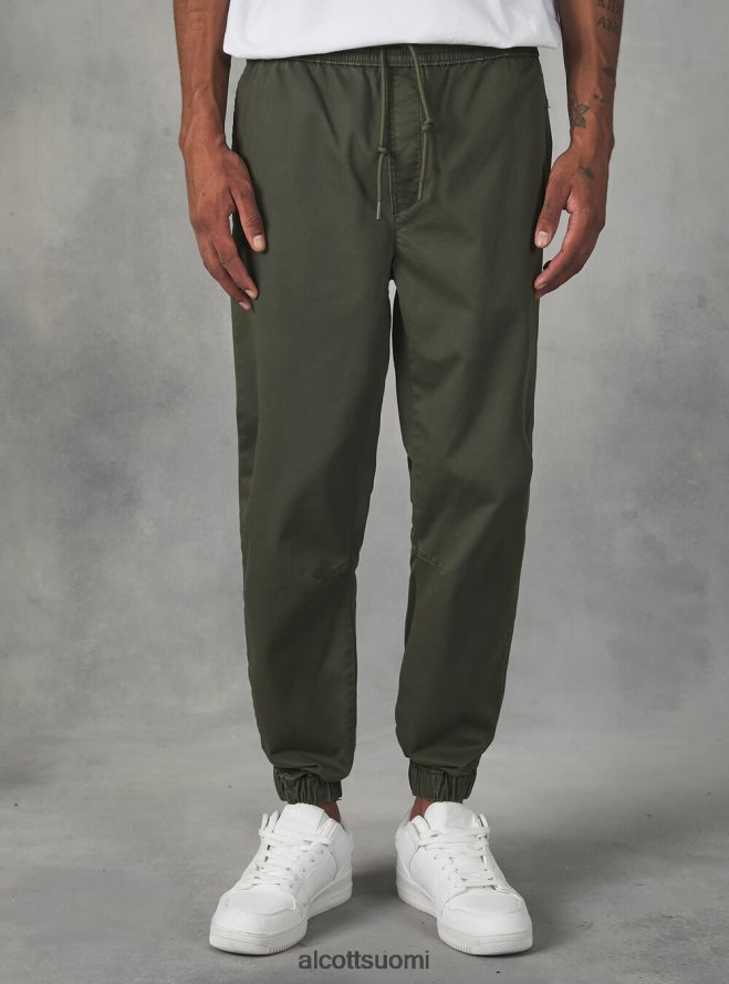 vaatetus fi Alcott miehet puuvillaiset lenkkeilyhousut kuminauhalla ja kiristysnyörillä ky2 kaky medium HL28P0997