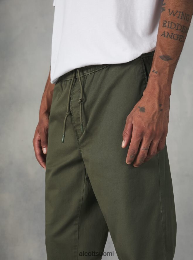 vaatetus fi Alcott miehet puuvillaiset lenkkeilyhousut kuminauhalla ja kiristysnyörillä ky2 kaky medium HL28P0997