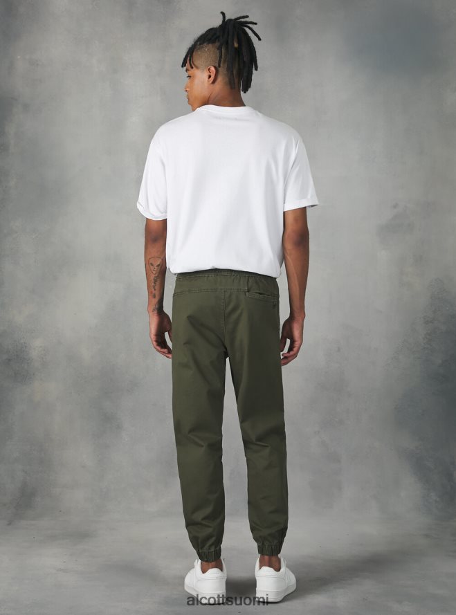 vaatetus fi Alcott miehet puuvillaiset lenkkeilyhousut kuminauhalla ja kiristysnyörillä ky2 kaky medium HL28P0997