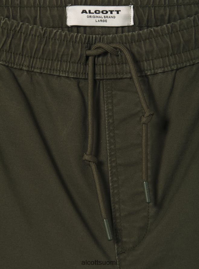 vaatetus fi Alcott miehet puuvillaiset lenkkeilyhousut kuminauhalla ja kiristysnyörillä ky2 kaky medium HL28P0997