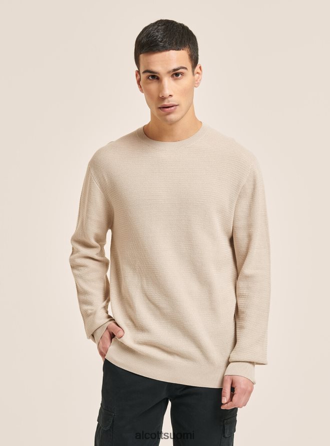 vaatetus fi Alcott miehet kuvioitu puuvillainen pyöreäpääntiepusero na1 laivasto tumma HL28P01035