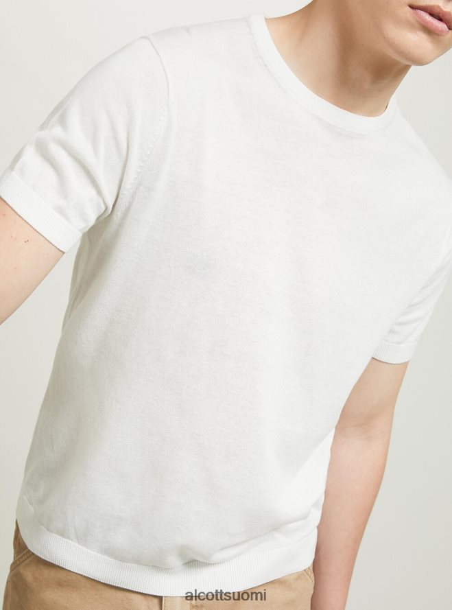 vaatetus fi Alcott miehet lyhythihainen puuvillapusero bk1 musta HL28P0630