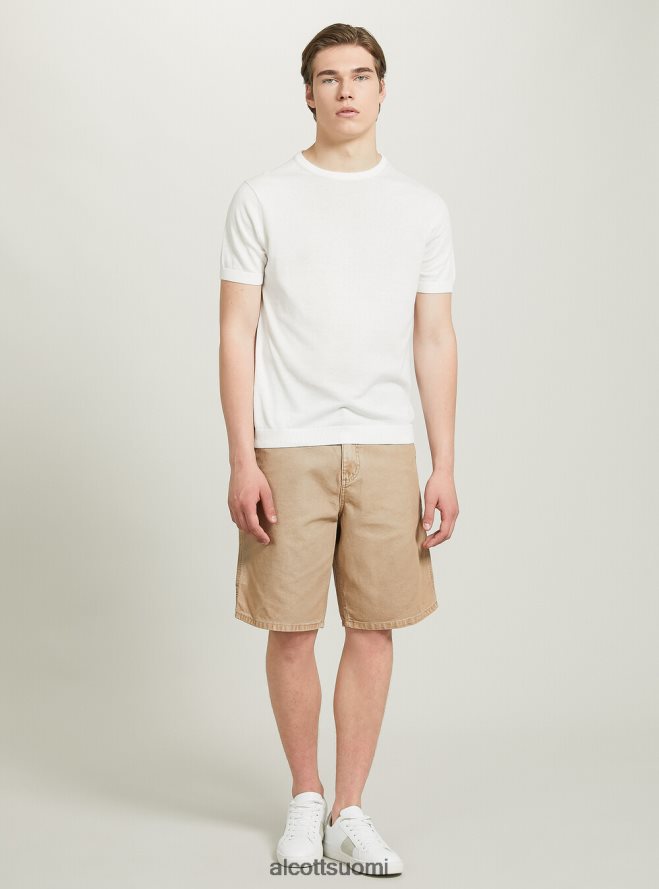 vaatetus fi Alcott miehet lyhythihainen puuvillapusero bk1 musta HL28P0630