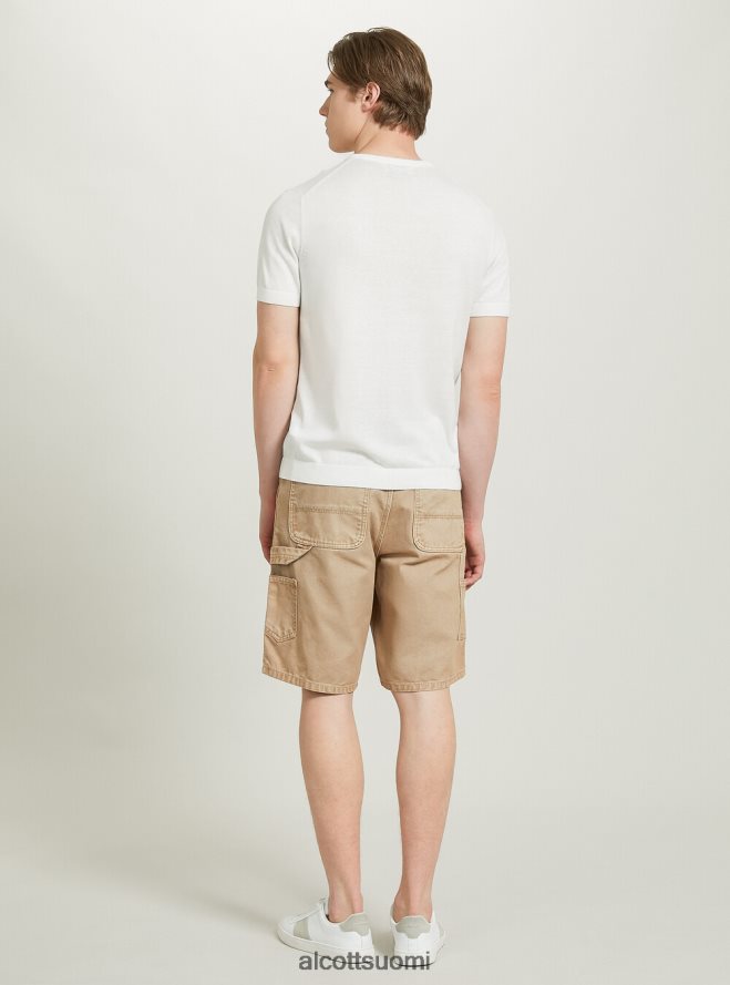 vaatetus fi Alcott miehet lyhythihainen puuvillapusero bk1 musta HL28P0630