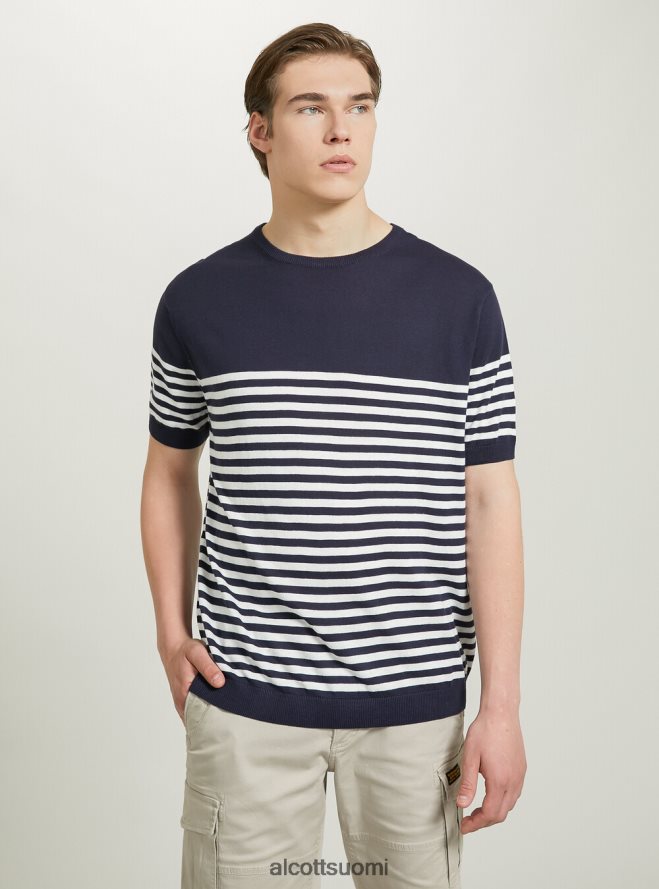 vaatetus fi Alcott miehet lyhythihainen puuvillapusero bk1 musta HL28P0633