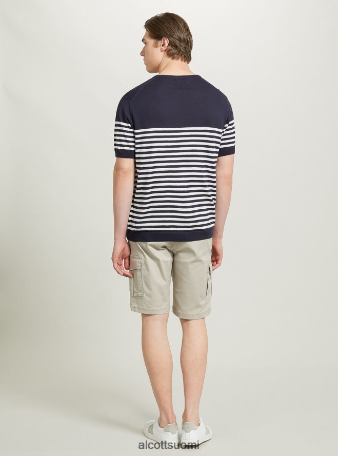 vaatetus fi Alcott miehet lyhythihainen puuvillapusero bk1 musta HL28P0633