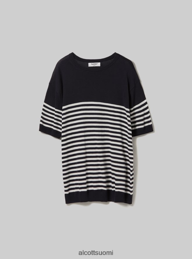 vaatetus fi Alcott miehet lyhythihainen puuvillapusero bk1 musta HL28P0633