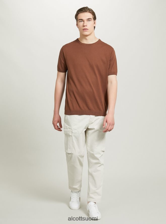 vaatetus fi Alcott miehet lyhythihainen puuvillapusero bk1 musta HL28P0802