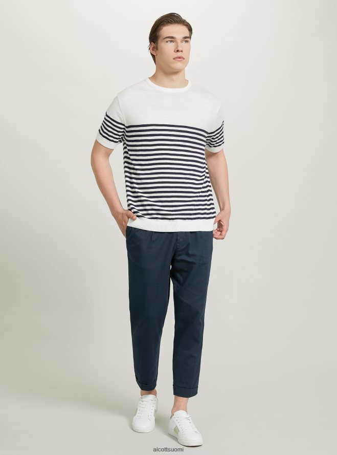 vaatetus fi Alcott miehet lyhythihainen puuvillapusero bk1 musta HL28P0870