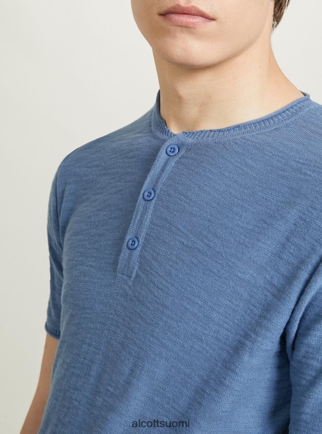 vaatetus fi Alcott miehet lyhythihainen serafinopusero bl2 sininen medium HL28P0635