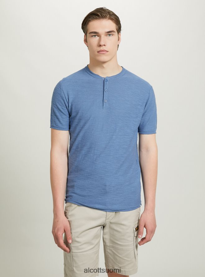 vaatetus fi Alcott miehet lyhythihainen serafinopusero bl2 sininen medium HL28P0635
