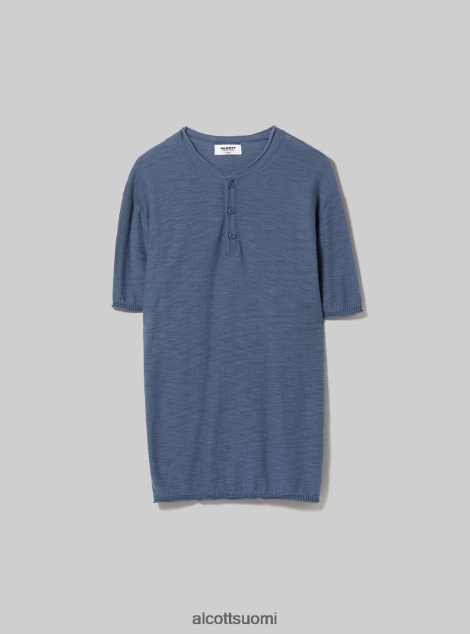 vaatetus fi Alcott miehet lyhythihainen serafinopusero bl2 sininen medium HL28P0635