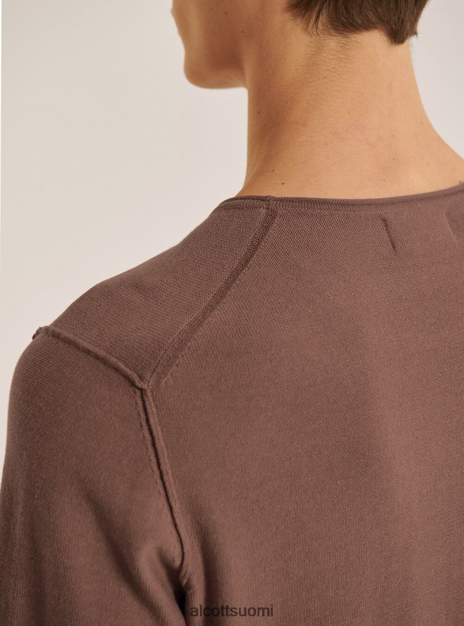 vaatetus fi Alcott miehet raa'an leikattu villapaita rullapääntiellä az2 azzurre medium HL28P0984