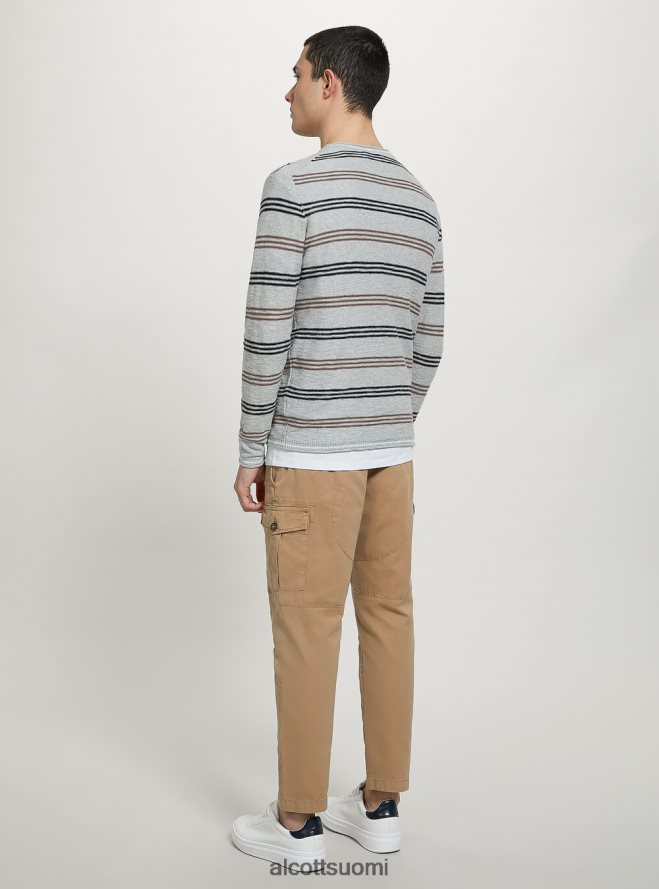 vaatetus fi Alcott miehet villapaita, jossa rullapääntie ja rintatasku bk2 merirosvo musta HL28P01183