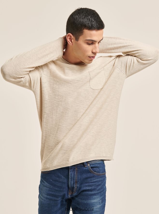 vaatetus fi Alcott miehet villapaita, jossa rullapääntie ja rintatasku bk2 merirosvo musta HL28P0837