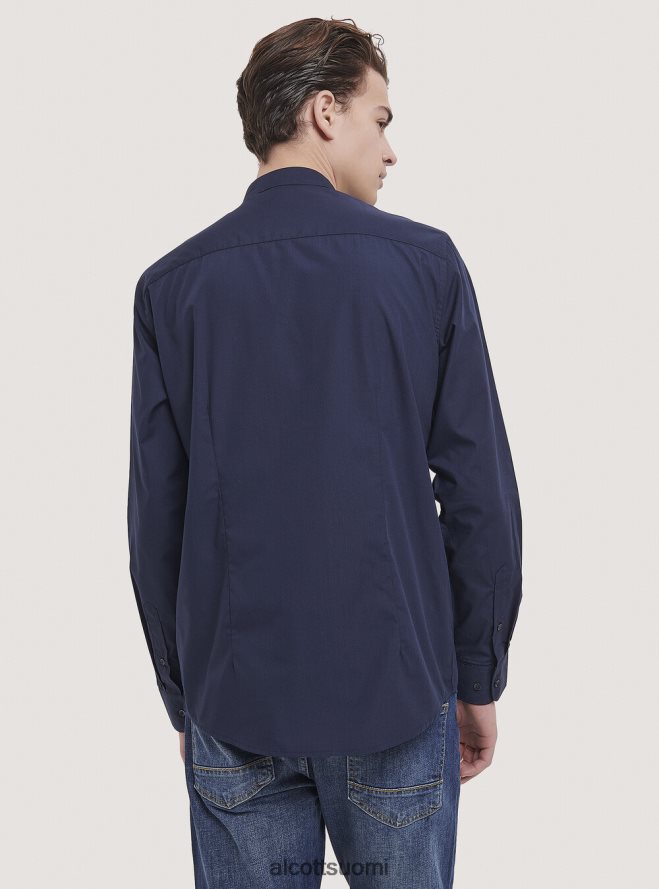 vaatetus fi Alcott miehet camicia a maniche lunghe con collo coreano valkoinen HL28P0808