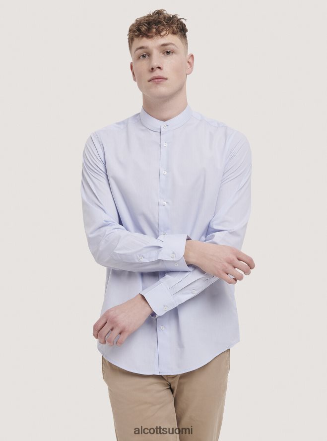 vaatetus fi Alcott miehet camicia a maniche lunghe con collo coreano valkoinen HL28P0992