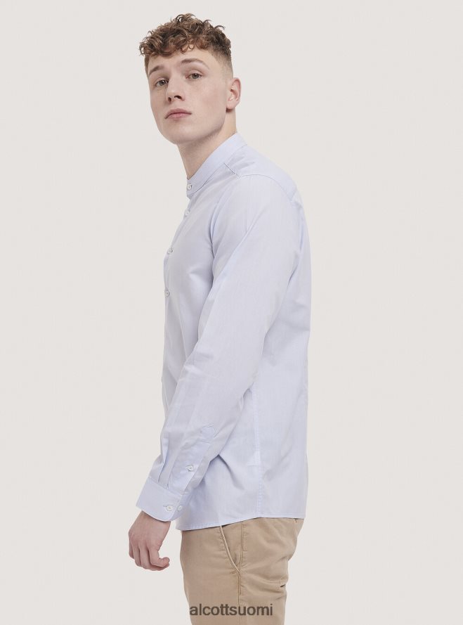 vaatetus fi Alcott miehet camicia a maniche lunghe con collo coreano valkoinen HL28P0992