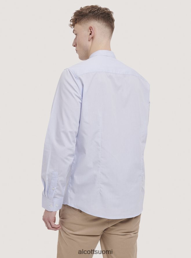 vaatetus fi Alcott miehet camicia a maniche lunghe con collo coreano valkoinen HL28P0992