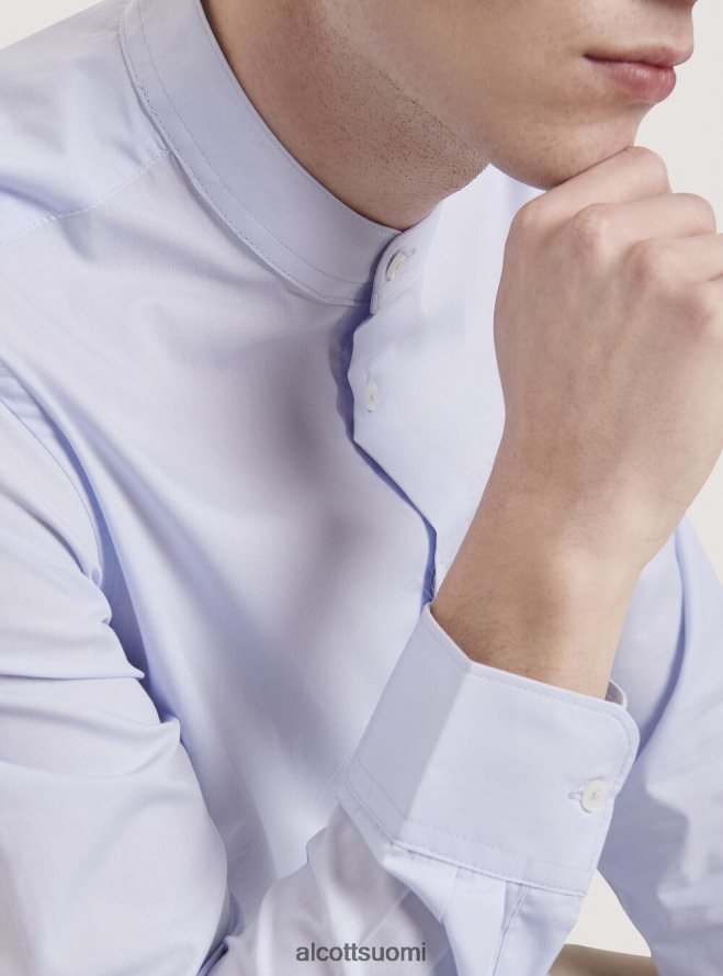 vaatetus fi Alcott miehet camicia a maniche lunghe con collo coreano valkoinen HL28P0992