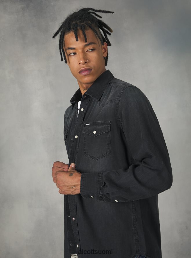 vaatetus fi Alcott miehet farkkupaita musta HL28P01163