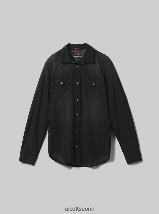 vaatetus fi Alcott miehet farkkupaita musta HL28P01163