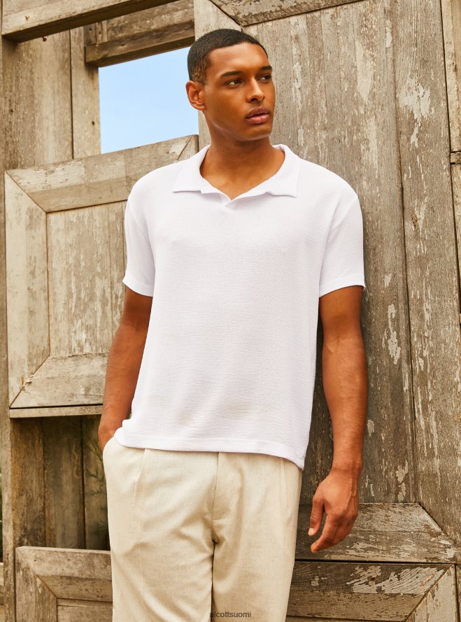 vaatetus fi Alcott miehet kreppi poolopaita wh2 valkoinen HL28P0959