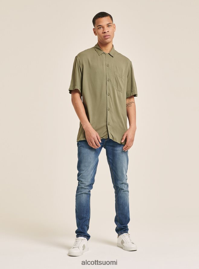 vaatetus fi Alcott miehet lyhythihainen paita keilakaulus c322 bordeaux HL28P01088