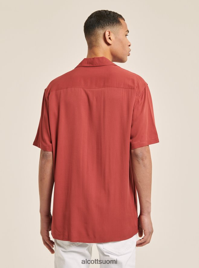 vaatetus fi Alcott miehet lyhythihainen paita keilakaulus c322 bordeaux HL28P0973