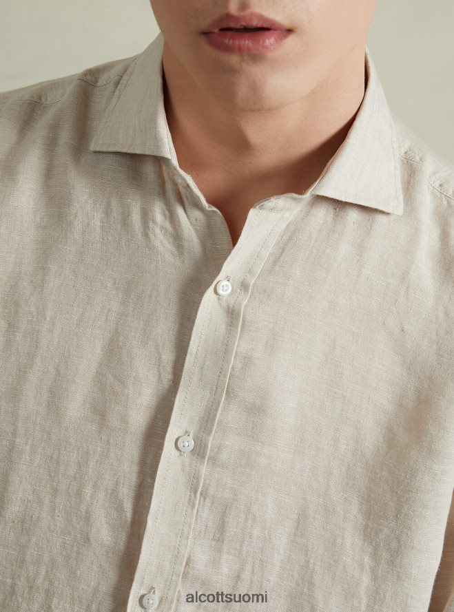 vaatetus fi Alcott miehet pitkähihainen puhdas pellavapaita az3 azurre valo HL28P0612