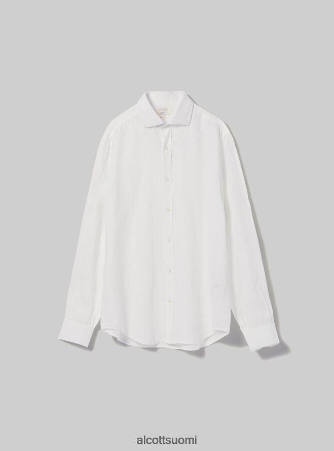 vaatetus fi Alcott miehet pitkähihainen puhdas pellavapaita az3 azurre valo HL28P0707