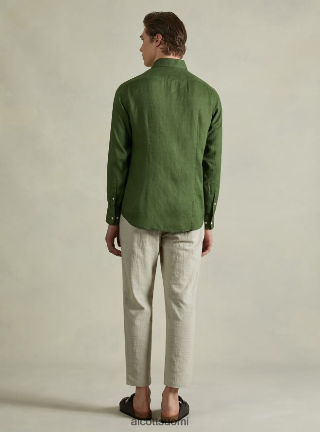 vaatetus fi Alcott miehet pitkähihainen puhdas pellavapaita az3 azurre valo HL28P0762