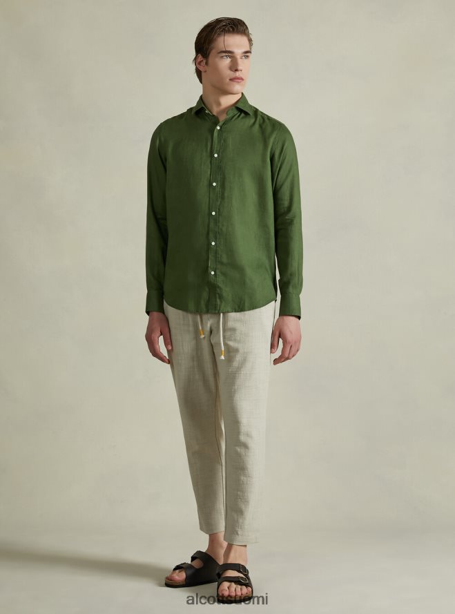 vaatetus fi Alcott miehet pitkähihainen puhdas pellavapaita az3 azurre valo HL28P0762