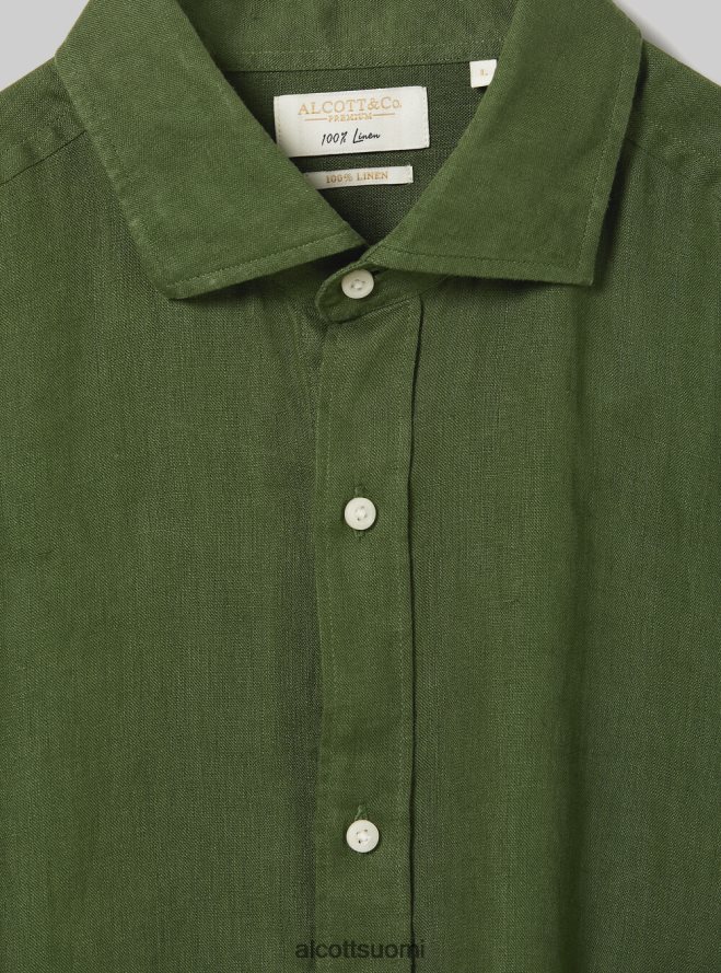 vaatetus fi Alcott miehet pitkähihainen puhdas pellavapaita az3 azurre valo HL28P0762