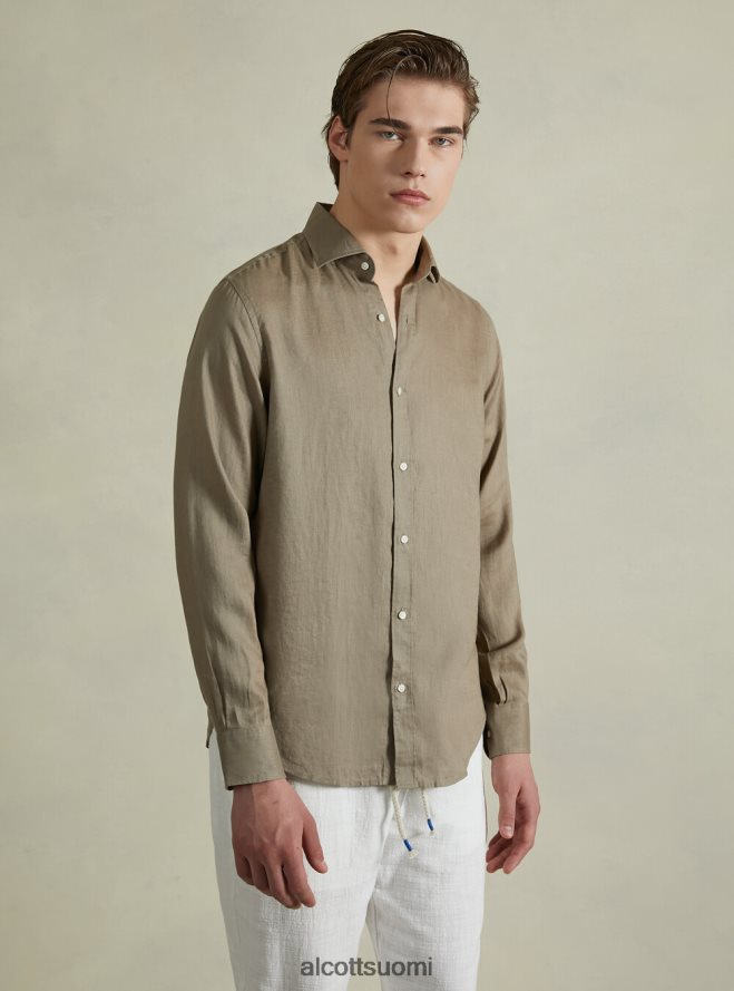 vaatetus fi Alcott miehet pitkähihainen puhdas pellavapaita az3 azurre valo HL28P0827