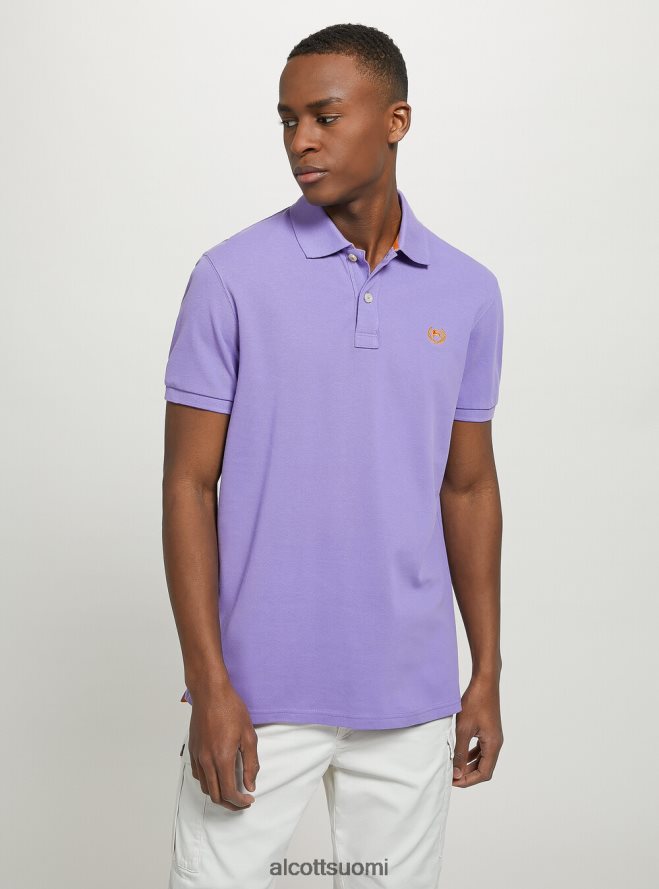 vaatetus fi Alcott miehet puuvillainen pikee poolopaita brodeerauksella wh3 valkoinen HL28P01023