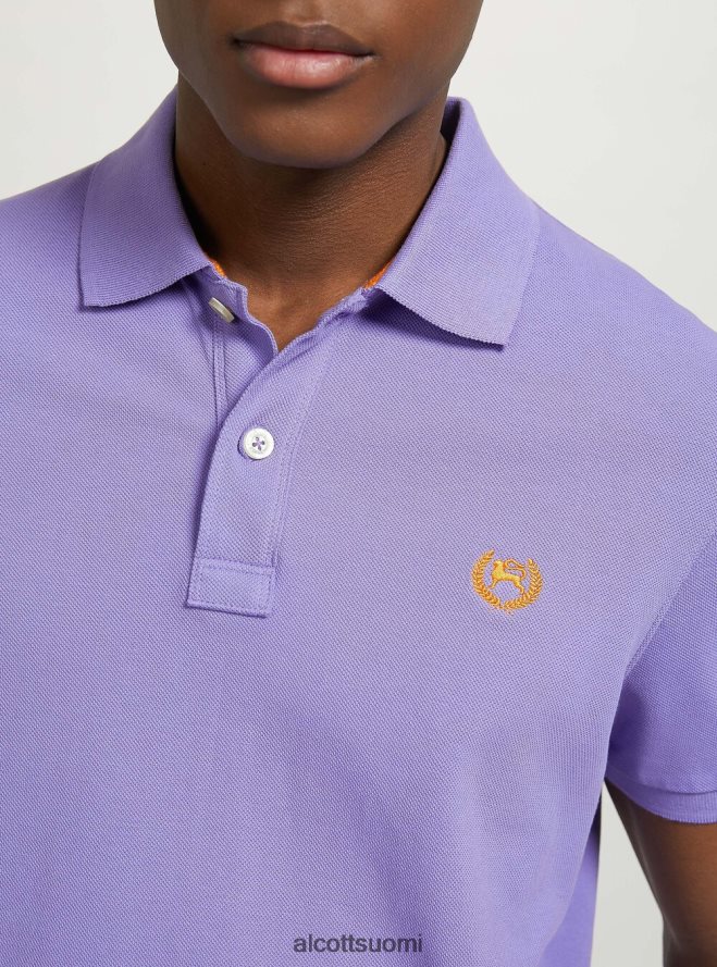 vaatetus fi Alcott miehet puuvillainen pikee poolopaita brodeerauksella wh3 valkoinen HL28P01023