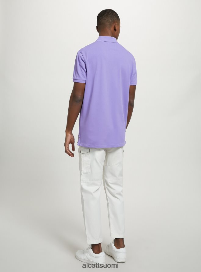 vaatetus fi Alcott miehet puuvillainen pikee poolopaita brodeerauksella wh3 valkoinen HL28P01023