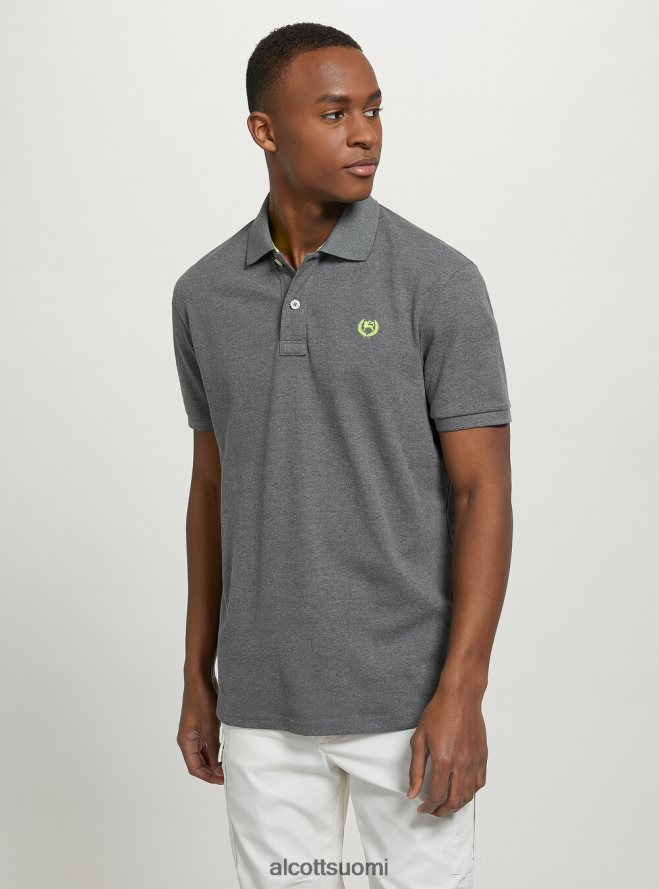 vaatetus fi Alcott miehet puuvillainen pikee poolopaita brodeerauksella wh3 valkoinen HL28P01142