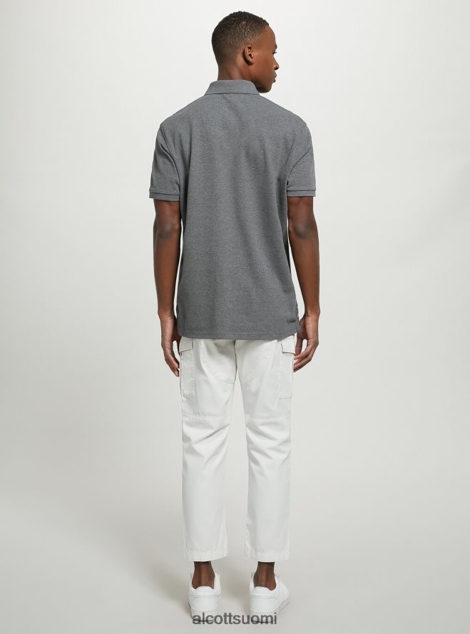 vaatetus fi Alcott miehet puuvillainen pikee poolopaita brodeerauksella wh3 valkoinen HL28P01142