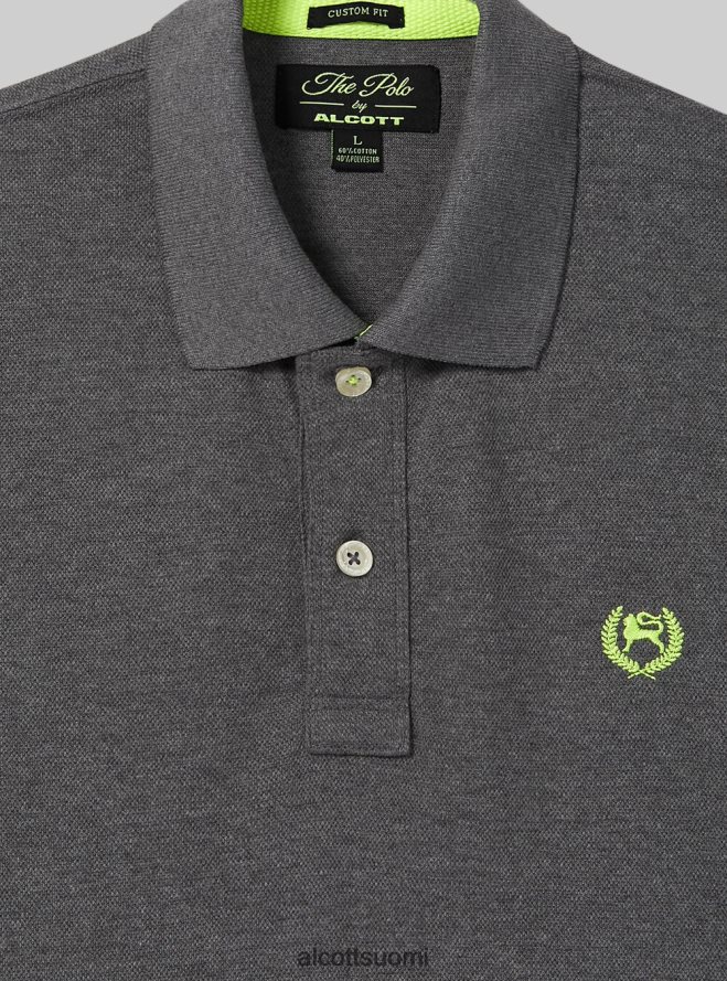 vaatetus fi Alcott miehet puuvillainen pikee poolopaita brodeerauksella wh3 valkoinen HL28P01142