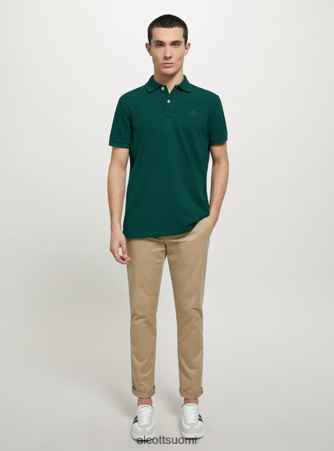 vaatetus fi Alcott miehet puuvillainen pikee poolopaita brodeerauksella wh3 valkoinen HL28P0720