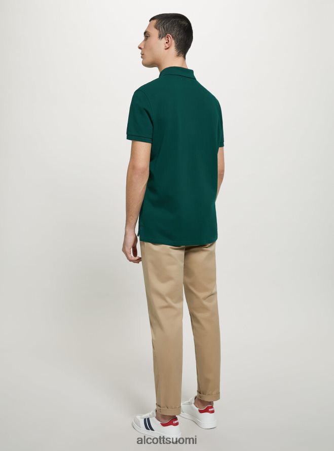 vaatetus fi Alcott miehet puuvillainen pikee poolopaita brodeerauksella wh3 valkoinen HL28P0720