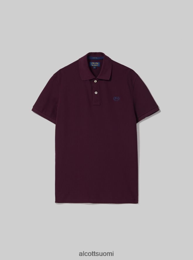 vaatetus fi Alcott miehet puuvillainen pikee poolopaita brodeerauksella wh3 valkoinen HL28P0771